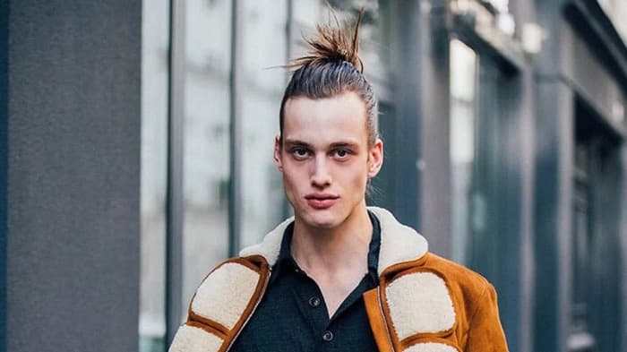 Spiked Man Bun Undercut