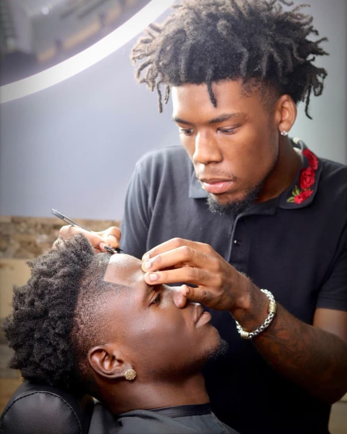 Blowout Haircut For Black Men 