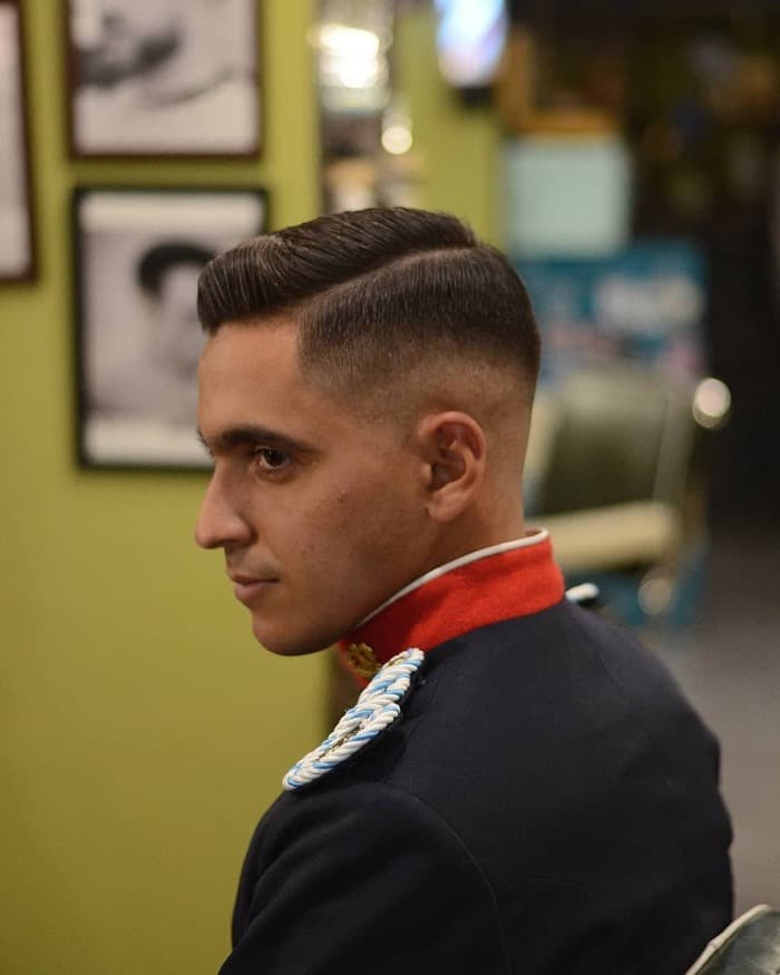 Military Ivy League Haircut 