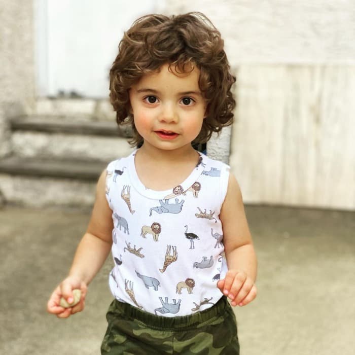 toddler boys with long curly hair