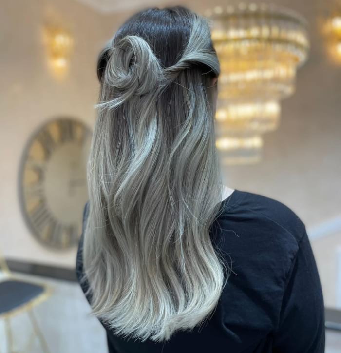 Tumbling Deep Brown to Silver