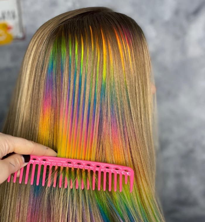 Unbelievable Peekaboo Hair Color Ideas in 2023 - Hairstyle on Point