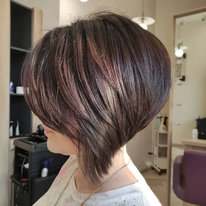 Inverted Bob With Rounded Back