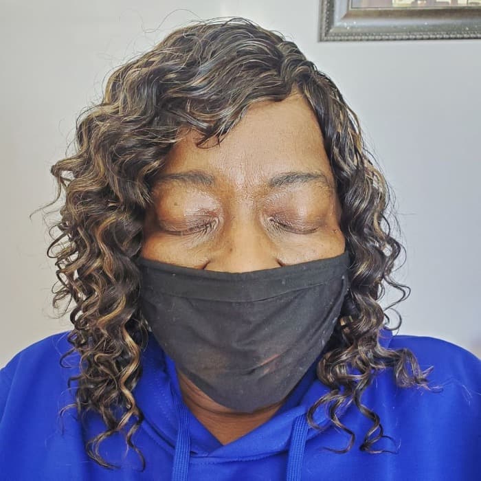 Sew-in Bob with Curls