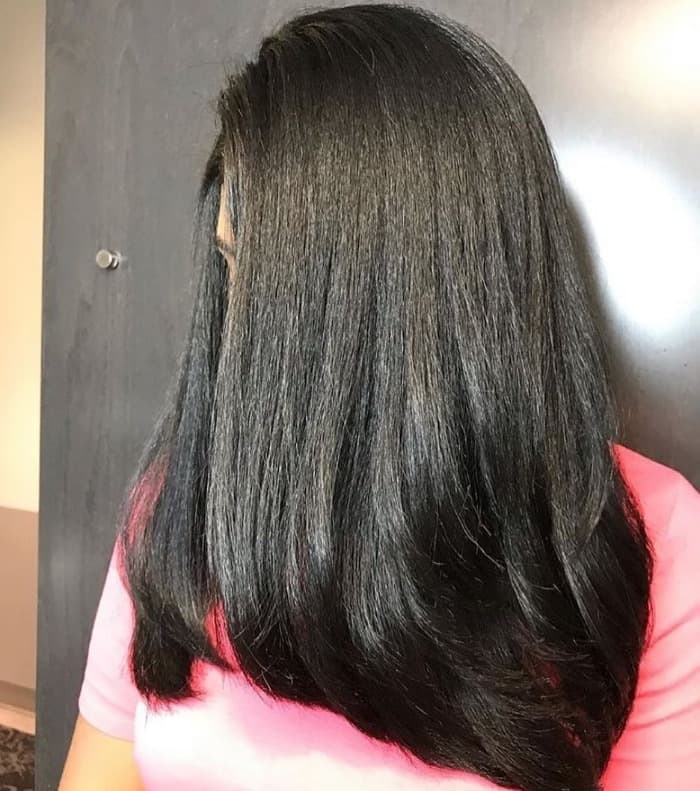 Simple Cut for Long Straight Hair