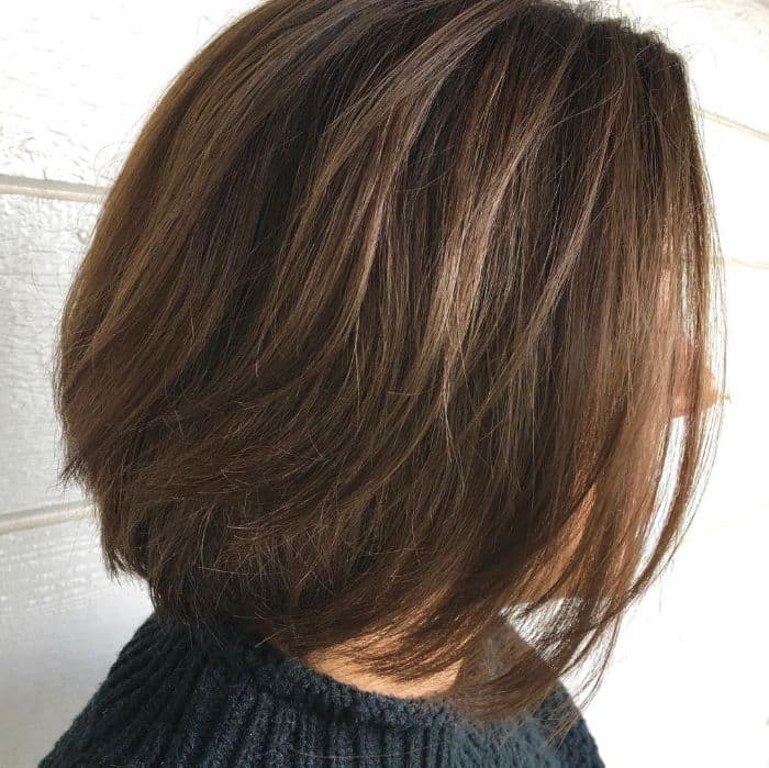 Voluminous Layered A–line Bob