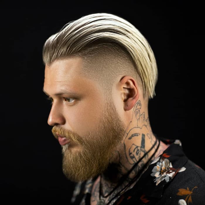 Lengthy Top with Drop Faded Sides