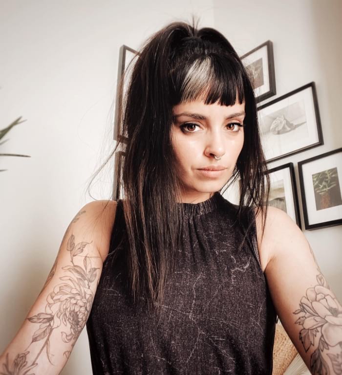 Ponytail with Bangs