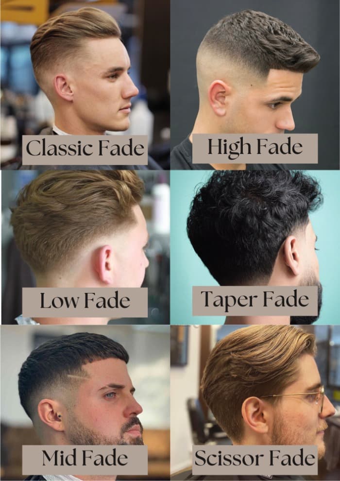 Different Types Of Fade Haircuts 