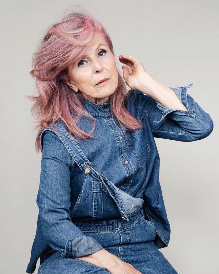 Mermaid Hair hairstyle for women over 60