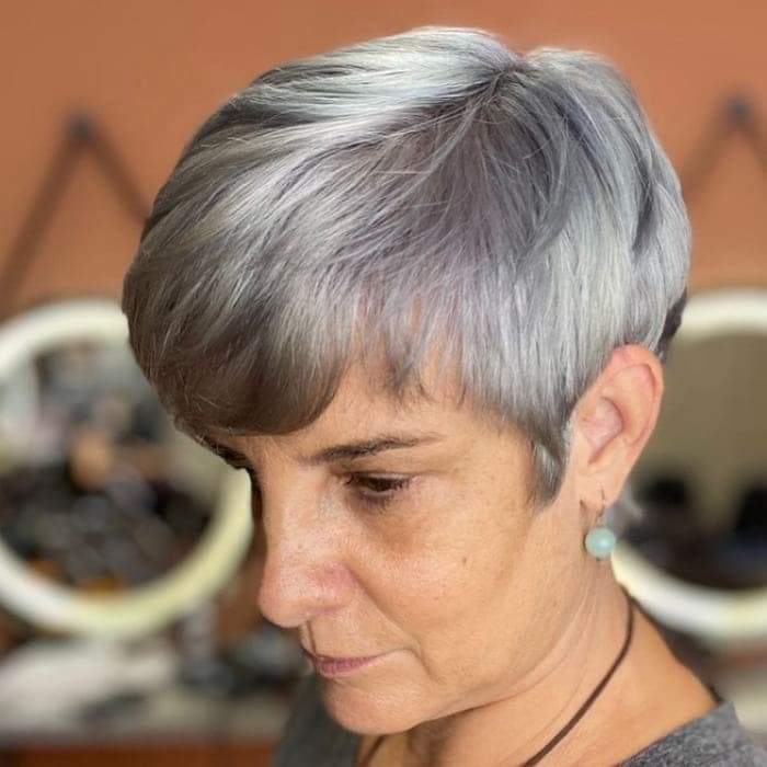 Pixie Cut with Fringe Hairstyle