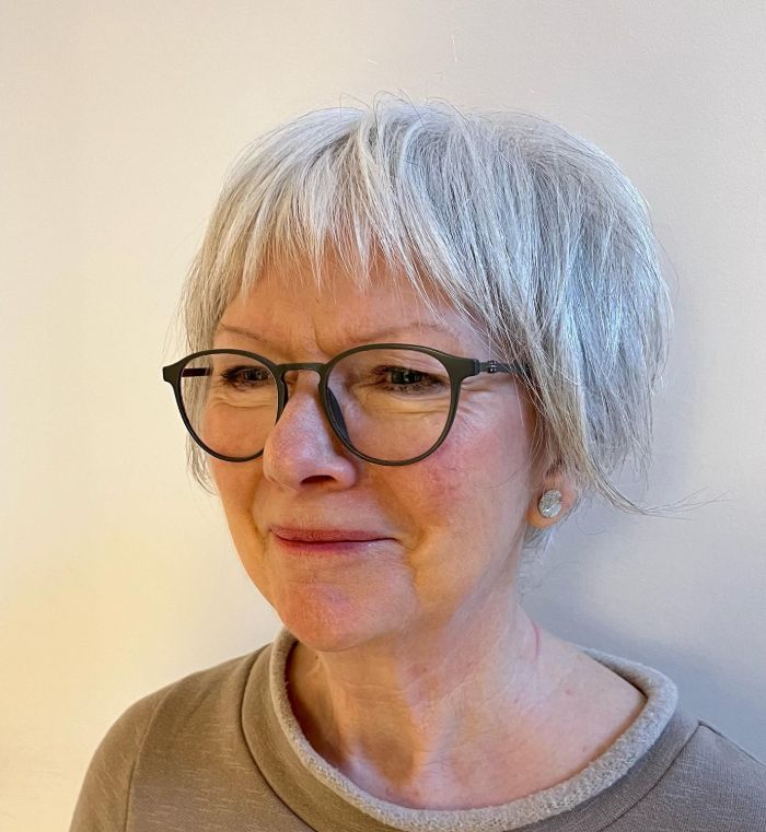 Edgy Pixie Bob with Glasses