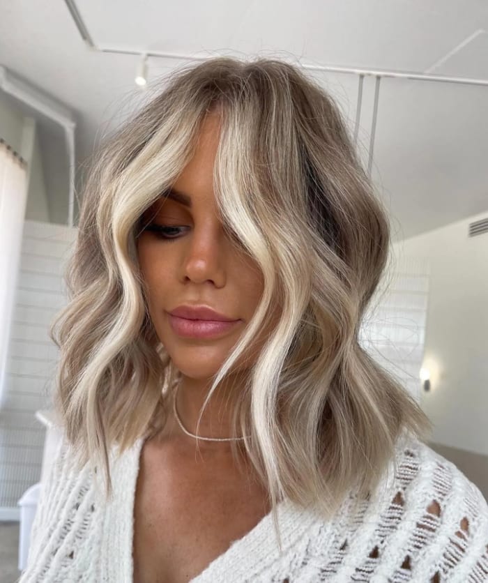 Látogatás Frank Worthley Pszichológia Balayage Hair Blonde Short Háziasszony Szövőszék Több Mint 6890