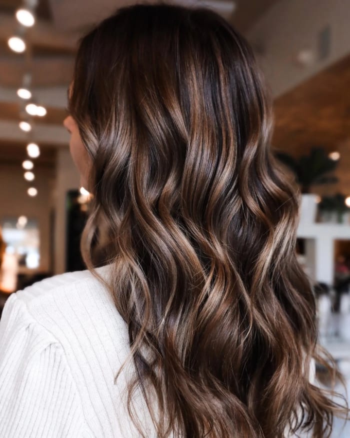 18 Hottest Dark Brown Balayage Styles - Hairstyle on Point