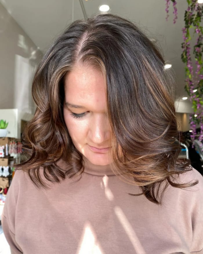 Subtle Honey Blonde Balayage