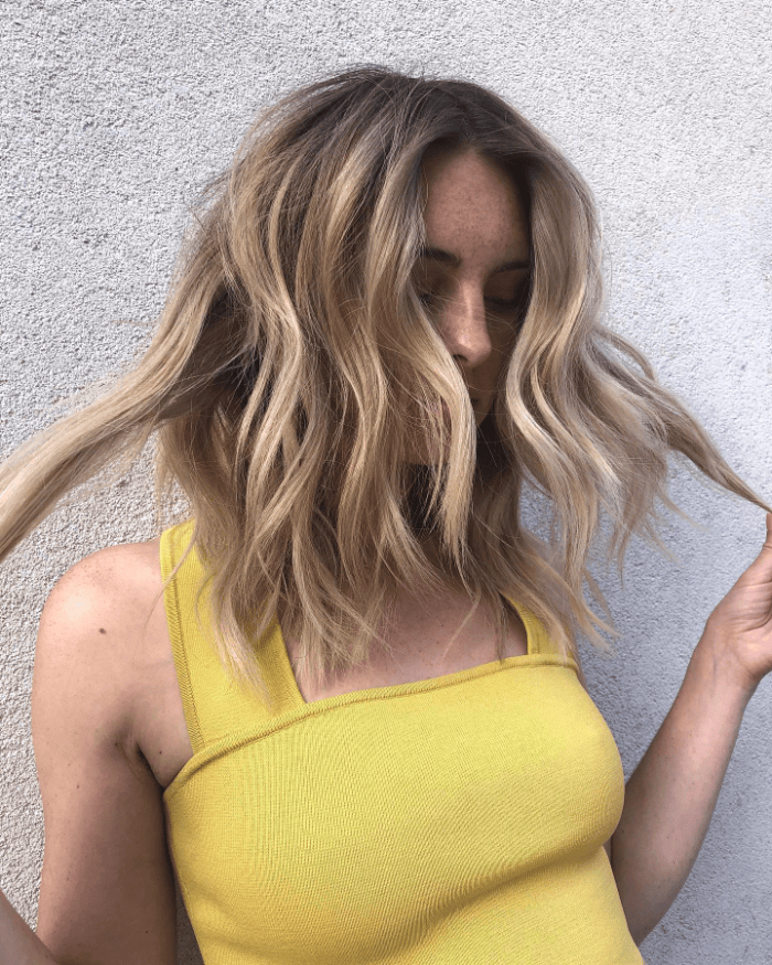 Beachy Bleached Waves