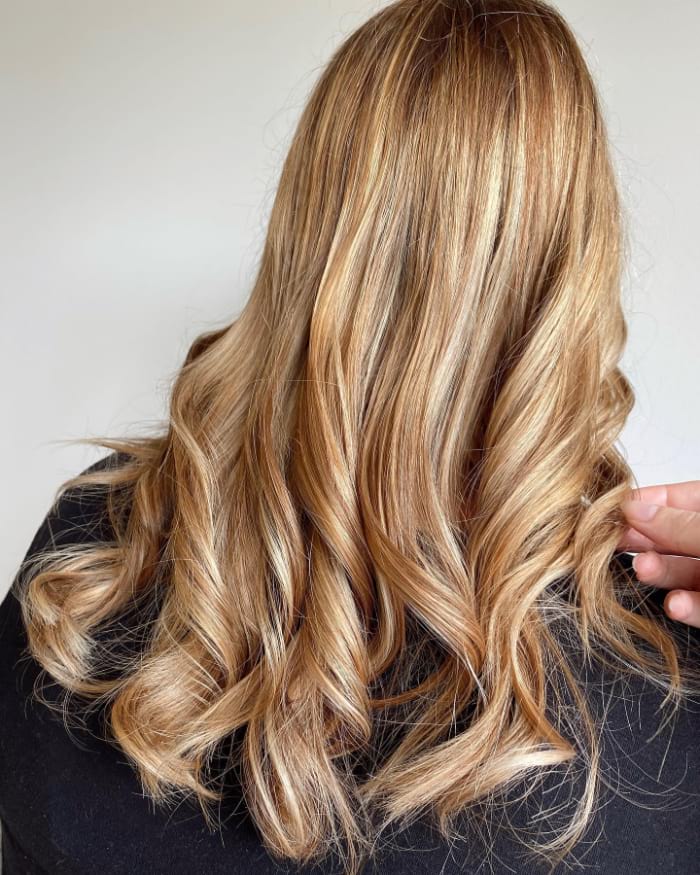 Red To Blonde Balayage