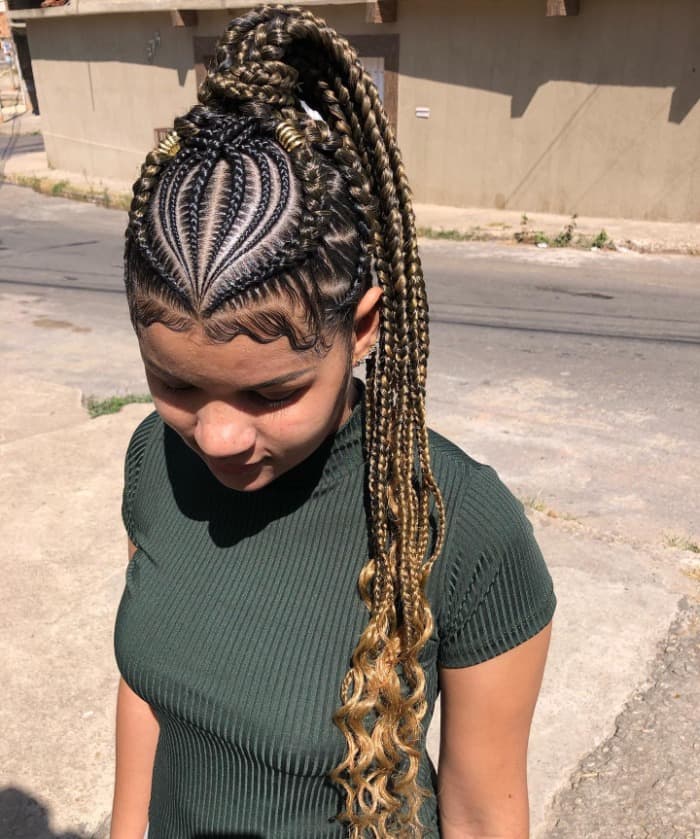 A Layered Array of Braids