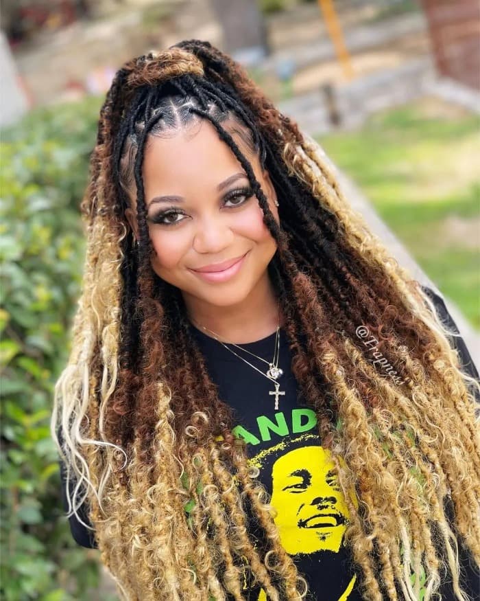 Braided Ponytail with Volume