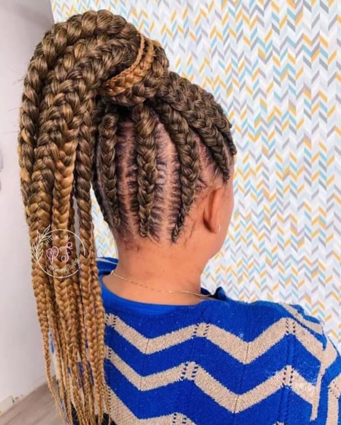 Highlighted Jumbo Braid