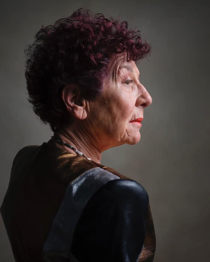 Edgy Red Choppy Layers