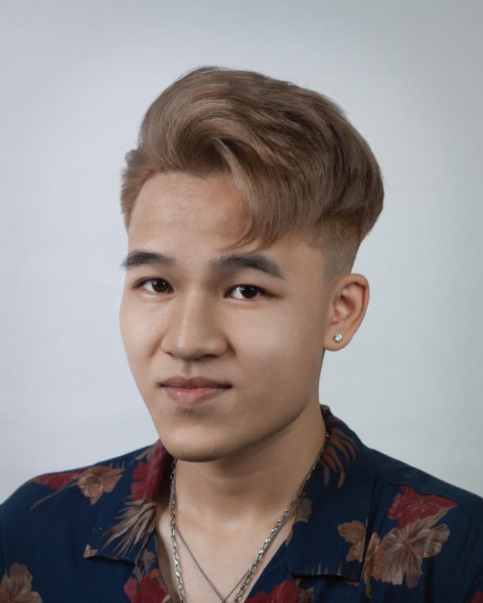 Side Swept with Part