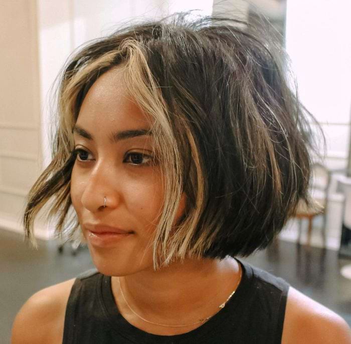 Chin-Length Ombre Bob