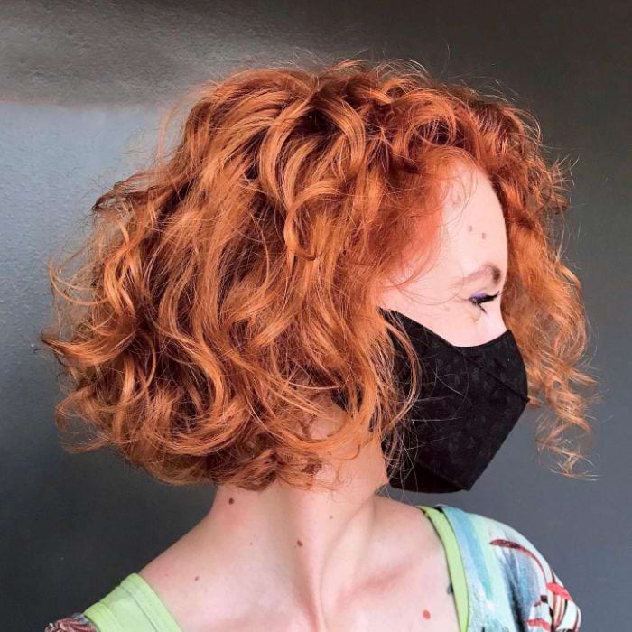 Curly Short Bob