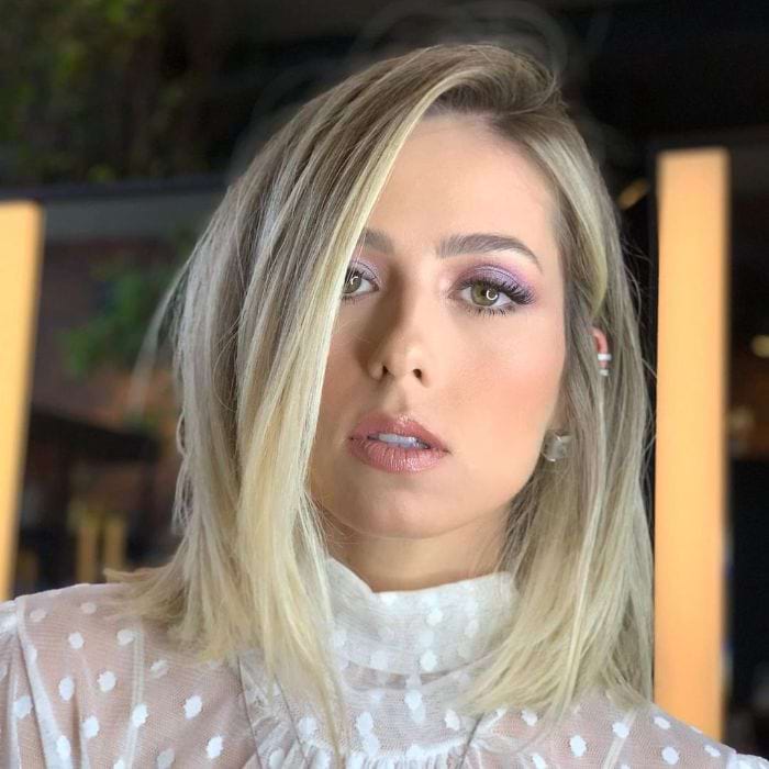 Long Bob with Deep Side Parting