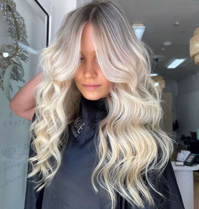 Long, Tight Waves With Center Part