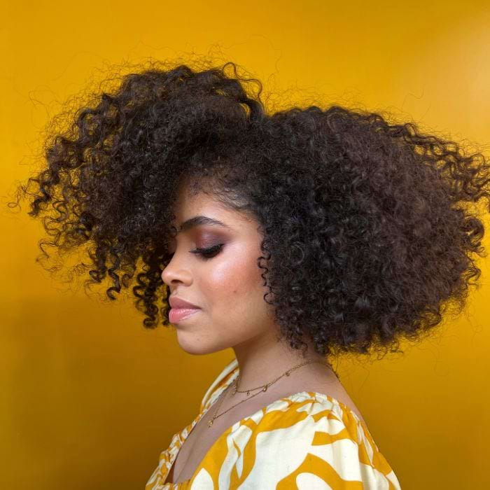 Voluminous Curly Bob
