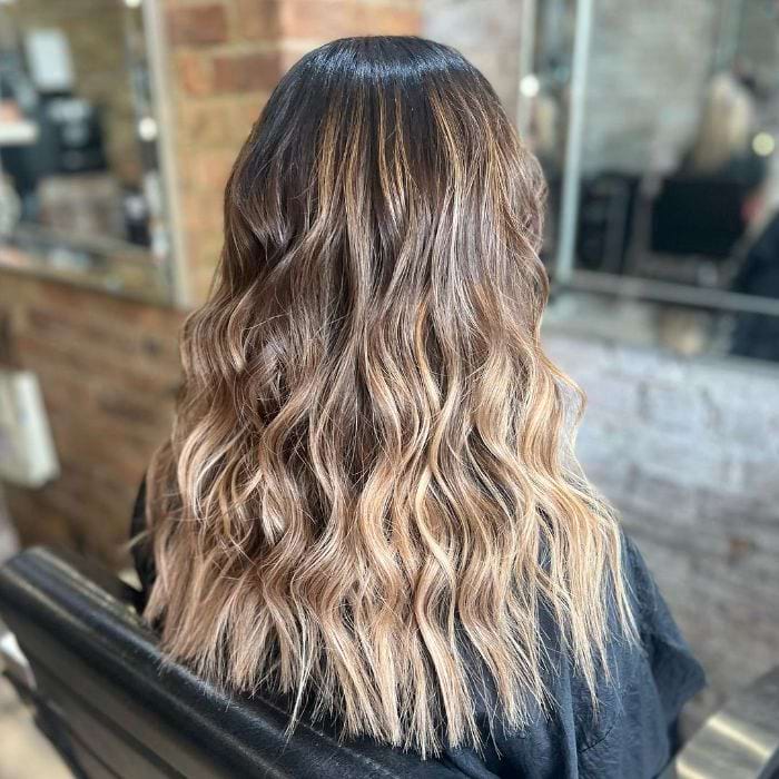 Wavy Locks Balayage