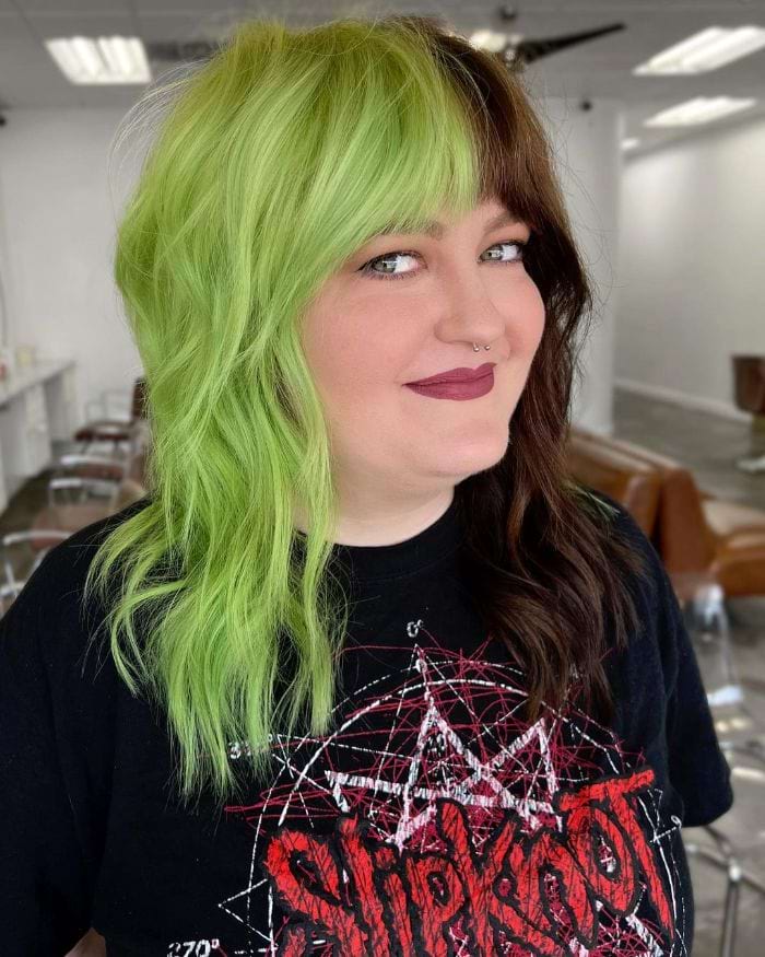 Wavy Shag With Fringe